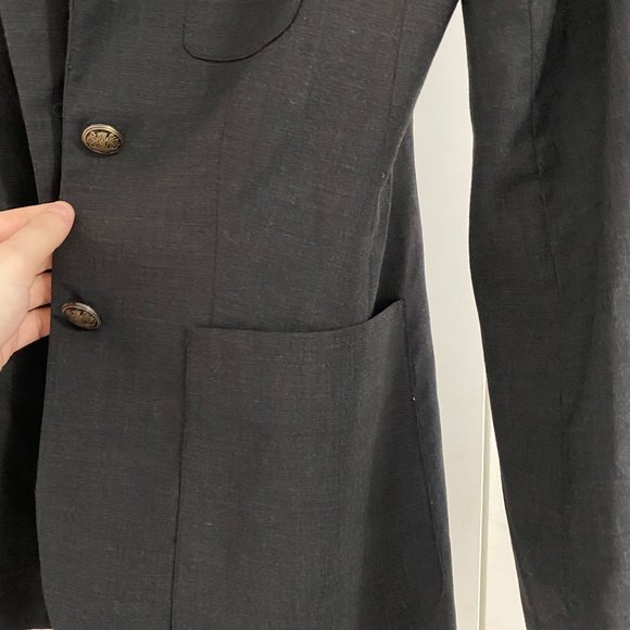 Dark Grey Aritzia Talula Blazer - Picture 4 of 10